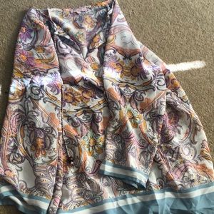 Paisley blouse. Long sleeve